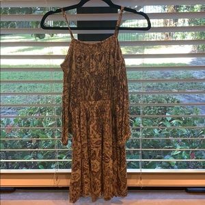 Urban outfitters long sleeve of the shoulder dress